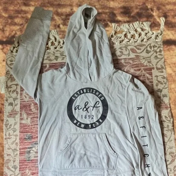 Girls 2pc bundle -sz 10-12- Levi jegging-AF hoody glitter logo-great shape ! ☀️ - Picture 11 of 12